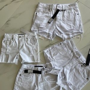 Contraband denim white shorts
